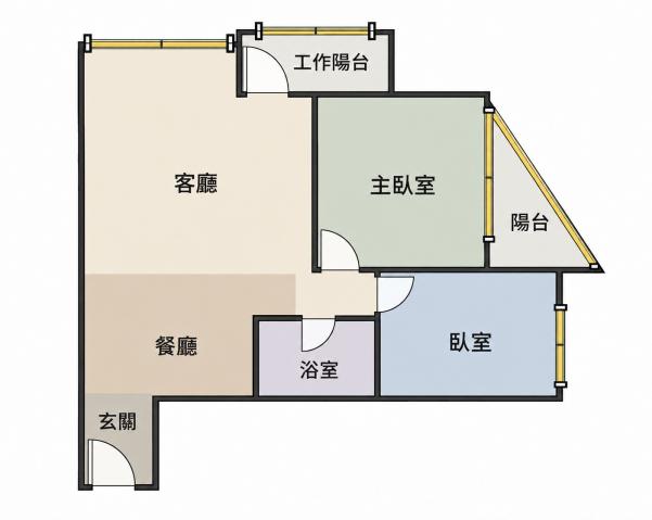 【高雄好宅推薦三多光華商圈|邊間採光|2+1房平移車位 照片 18