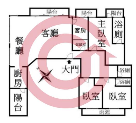 七期國雄領域百萬裝潢一層一戶四房雙車高樓帝王戶 照片 1