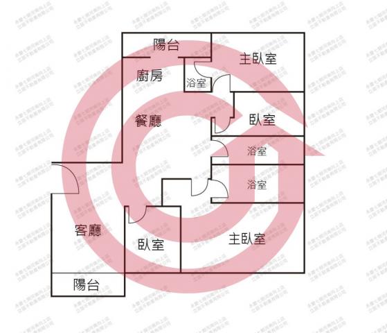 五權光河南屯捷運宅一層兩戶四房雙主臥 照片 1