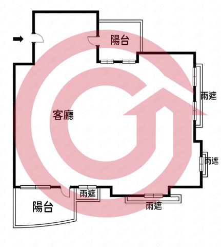 七期市政特區親家雲硯可隔4房毛胚3車景觀戶 照片 1
