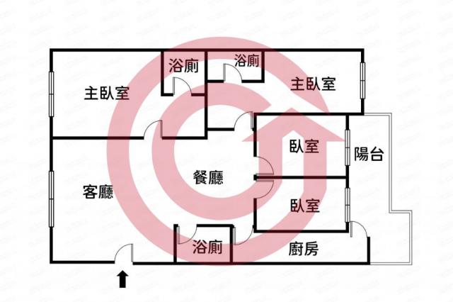 七期秋紅谷百達富裔大四房雙平車無限視野精裝戶 照片 1