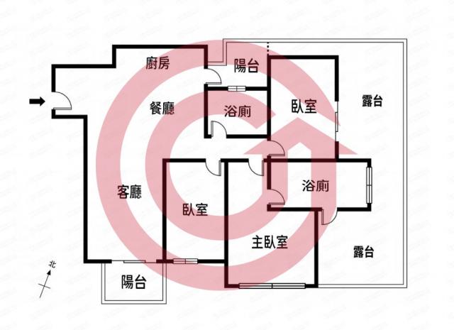 豐邑大境豐藝南屯單元三大境豐藝精美裝潢三房平車大露台戶 照片 1