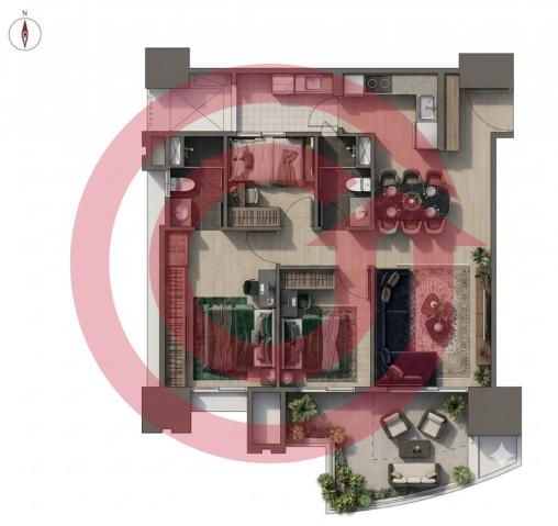 豐邑豐禾十四期巨蛋核心豐邑地標美學自住小露台三房平車 照片 1