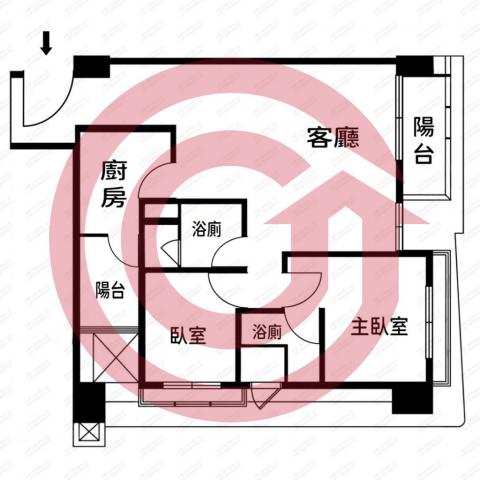 十二期水湳經貿遠雄藝舍兩房平車輕 照片 1
