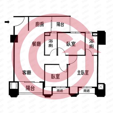 西屯黃金地段輕立彩璞悅百萬精裝三房採光 照片 1