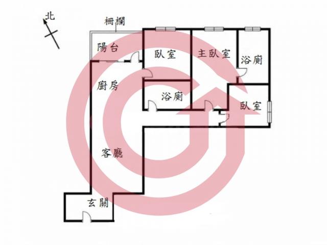 西屯潤隆VVS1邊間雙採光近捷運三房平車 照片 1