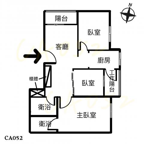 西屯青海商圈精華地段高指名社區丨漢口國中丨三房兩衛平車 照片 13