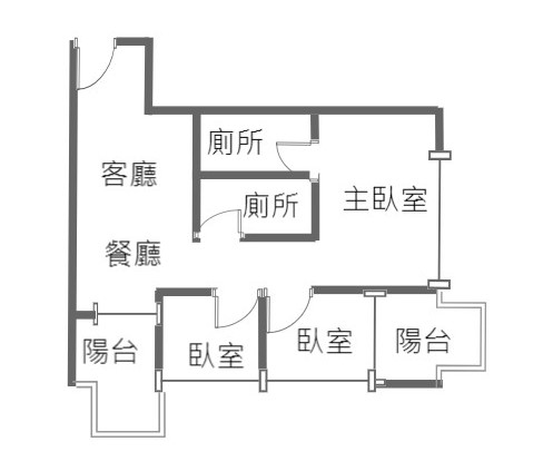 F7天空邊間採光3房車 照片 8