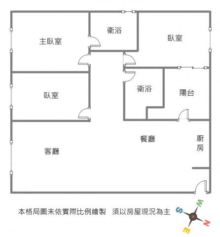 竹北買屋買房 永慶同星 瑞典綠洲 朝南邊間美三房平車 照片 23