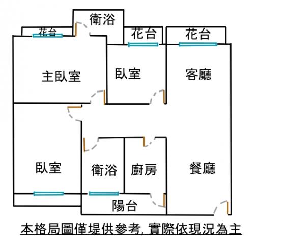 屋主誠意降價！幸福森林精裝三房浴開窗，附B1柱邊平車、拎包住 照片 13