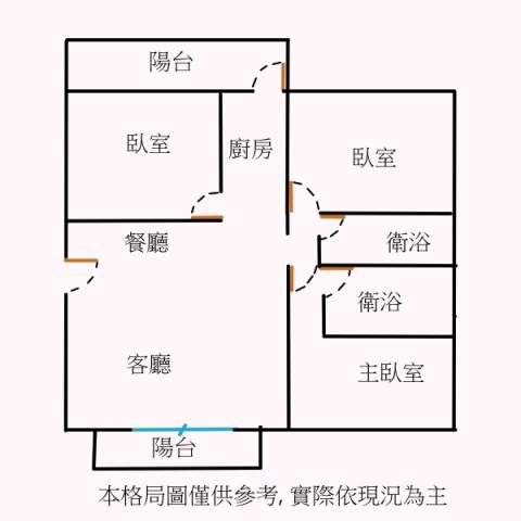 東平商圈高樓層三房全新裝潢美屋,總價998萬一卡皮箱即可入住 照片 11