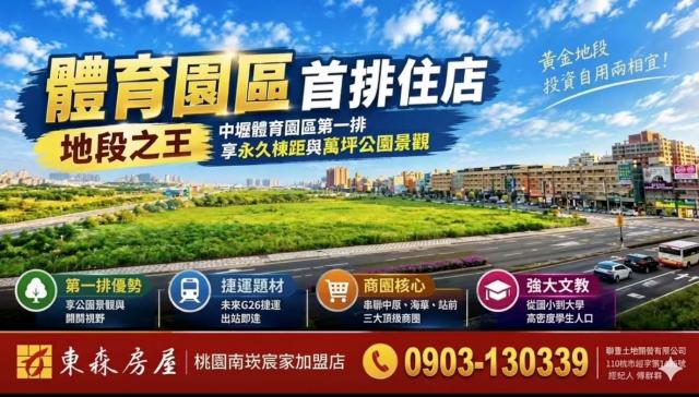 蘆竹好屋推薦 中壢體育園區首排店面 照片 1