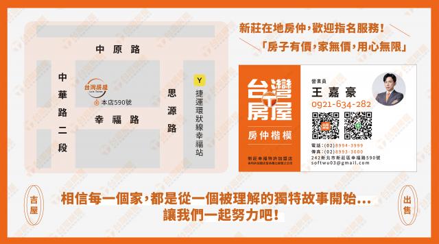 新莊賣房找小豪｜幸福站旁前後陽台二樓 照片 14