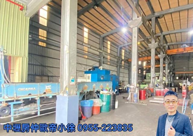中壢房仲歐帝小徐 近南桃園交流道 乙工挑高鋼構廠房 方正面寬 照片 4
