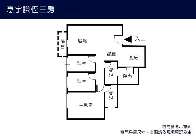 竹北房仲職人 高鐵、聯發科總部步行即達《惠宇謙恆》3房平車 照片 8