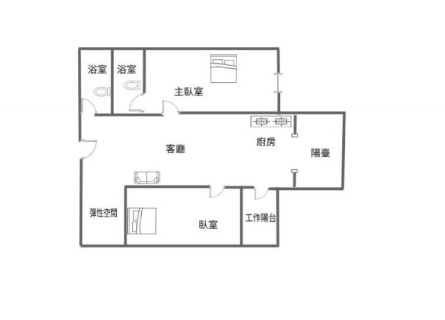橋頭科技家園達麗未來市兩房兩衛平車 照片 19