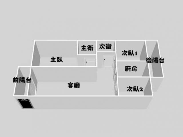 稀有陽台進出戶型✨三房平車仁翔社區 照片 19