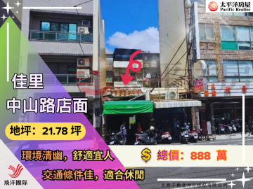 台南佳里中山路店面｜台南佳里農地