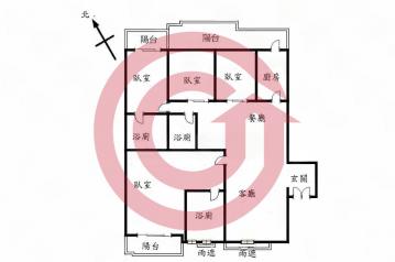 西屯惠來河岸旁眺望七期景觀赫里翁精裝視野大四房雙平車