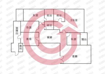 七期秋紅谷景觀豪宅百達富裔一層一戶帝王宅