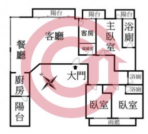 七期國雄領域百萬裝潢一層一戶四房雙車高樓帝王戶