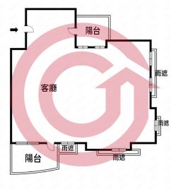 七期市政特區親家雲硯可隔4房毛胚3車景觀戶