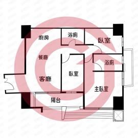 七期新市政中心鉑金愛悅高樓3房平車
