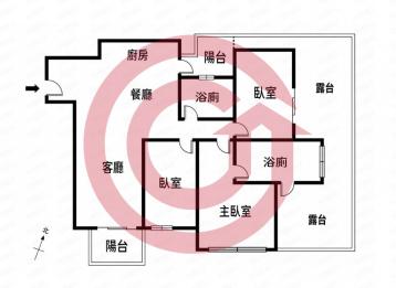 豐邑大境豐藝南屯單元三大境豐藝精美裝潢三房平車大露台戶