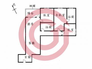 西屯潤隆VVS1邊間雙採光近捷運三房平車