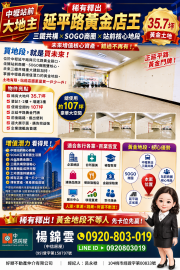 中壢站前核心黃金地段正延平路近SoGo透天超值金店面 八德捷運買房
