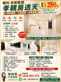 桃園龍科全新整理有孝親房溫馨美透天 八德捷運買房首選