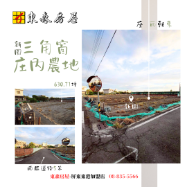 新園三角窗庄內農地 東港買房推薦