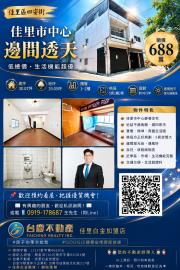 不用688萬，在佳里市中心買一間邊間透天 安南房屋首選