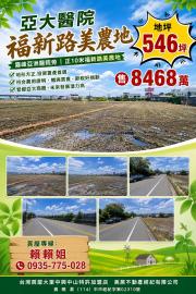 大里透天店面 亞大醫院福新路美農地
