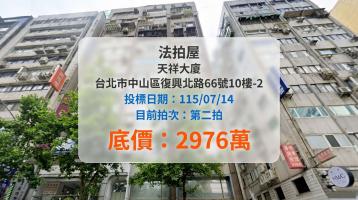 0714【天祥大廈】南京復興雙捷運核心商辦｜帶6個收益車位