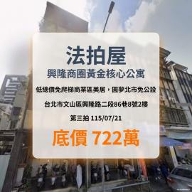 0721【興隆商圈公寓2樓】文山區捷運靜巷美居｜第一種商業區