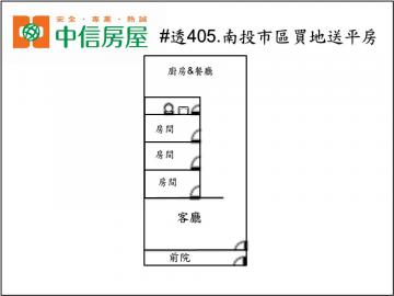南投土地專家 透405 市區平房 蛋黃區內透天 公寓價買透天