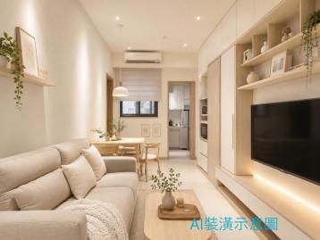 新北板橋買屋賣屋 捷運藍線江北-大美精裝裝2房車2538284