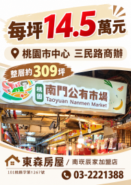 蘆竹好屋推薦  桃園市中心整層超大開放空間