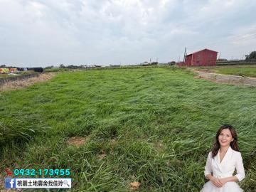 桃園土地農舍找佳玲 上大國小(嘉富路)雙臨面路農地