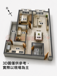 北大●四季會館●採光2房+平車