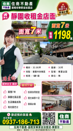 靜園收租金店面 基隆房仲女王陳素珍 0937186713