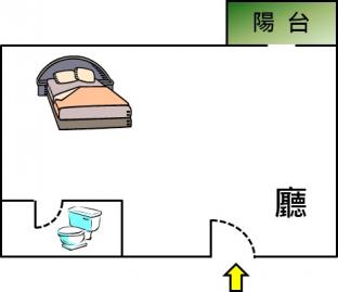 永康近東橋全新1房1廳附機車位L014台南找房推薦
